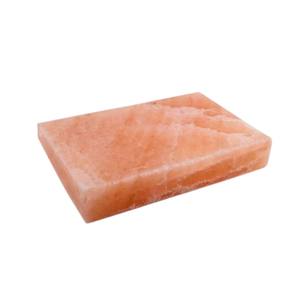 Losa de sal del Himalaya para cocinar y plato para servir, artesanías naturales ecológicas talladas en estilo de metal negro con tema de lámpara Feng Shui - Product Image 6