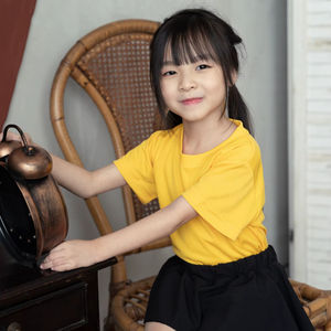 เสื้อยืดเด็กคอกลมแขนสั้น Ultifresh รุ่น Unisex สำหรับใส่ลำลองในฤดูร้อน ผลิตจากโพลีเอสเตอร์ 100% แห้งเร็ว ระบายอากาศได้ดี เป็นมิตรต่อสิ่งแวดล้อม ได้รับมาตรฐาน SGS - Product Image 4