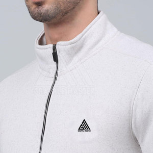 ชุดกีฬาสำหรับออกกำลังกายในยิมของผู้ชายชุดวอร์มฤดูหนาวคอเสื้อมีฮู้ดสำหรับฝึกซ้อมวิ่งไซส์ใหญ่ - Product Image 5