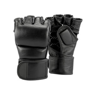 Gants de MMA à doigts ouverts, vente en gros, très demandés |   Gants de combat en cuir et en cuir PU |   Taille personnalisée unisexe - Product Image 1