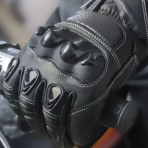 ถุงมือหนังขี่มอเตอร์ไซด์กันน้ำสำหรับฤดูหนาวเล่นกีฬาแข่งรถหน้าจอสัมผัส - Product Image 4