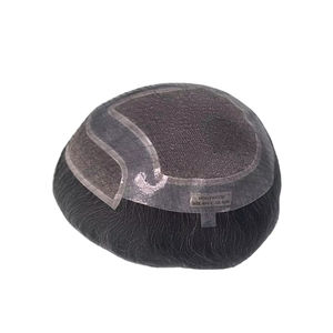 Peluca de Cabello Humano Virgen Remy Indio, Tupé con Ondas Naturales, Trama Única para Prótesis Capilares de Encaje - Product Image 1