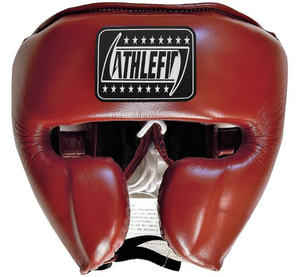 Casco de boxeo personalizable de alta calidad Athlefit, protector de cabeza duradero de PU, entrenamiento de combate, patrón de cara ganadora de la industria barata - Product Image 5