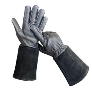 Guantes de soldadura de cuero de seguridad de nuevo estilo, última llegada, nuevo estilo, protección de manos, cuero sintético, superventas, guantes de soldadura - Product Image 3