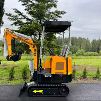 LIVRAISON GRATUITE MIVA VA15C MINI-EXCAVATRICE 15 CV, godet de terrassement de 14 pouces, commande pilote, entièrement cabine, homologuée EPA CE, hydraulique auxiliaire