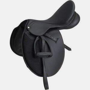 Fabricant de selle de saut en cuir anglais à marque privée pour l'équitation et les concours hippiques - Product Image 1