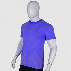 Blaze Fight Wear OEM T-shirts à logo personnalisé en coton biologique, T-shirt de fitness imprimé à col rond T-shirts pour hommes - Product Image 3