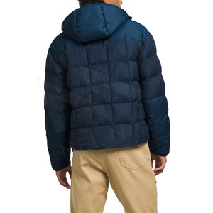 Veste d'hiver pour homme, chaude, à manches longues, à capuche, imperméable, écologique, en duvet, avec coque en soie, design réversible, tendance - Product Image 4