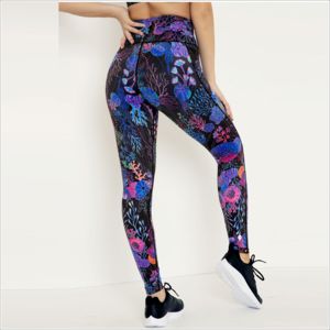 กางเกงเลกกิ้งผู้หญิงพิมพ์ลายซับลิเมชันมีสไตล์ - Product Image 3