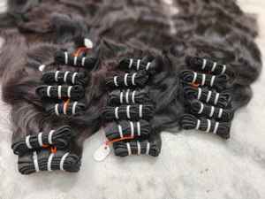 Wholesale Price 12A Virgin Unprocessed Indian Hair Curly Yaki Style Raw Temple Hair Directly from India - Product Image 2