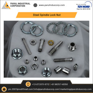 Distributor of Polished/Zinc Coated Industrial/ Automotive Use Customized Steel Spindle Lock Nut at Affordable Price - Product Image 3