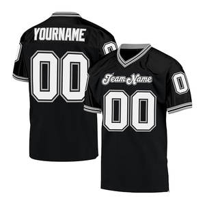 เสื้อฟุตบอลอเมริกัน Pro Grid Iron แบบกำหนดเองได้ พร้อมโลโก้ทีม หมายเลข และชื่อผู้เล่น บริการ OEM พร้อมให้บริการ - Product Image 1