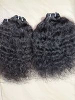 Véritable 100% paquets de cheveux vierges de temple indien bouclés, ondulations naturelles, double extrémités dessinées, fournisseur en gros de qualité supérieure
