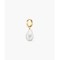 Pendientes de Aro con Perlas Barrocas, Estilo Elegante y Encantador - Product Image 1