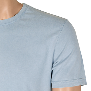 T-shirt de marque personnalisé de haute qualité pour hommes Tissu en jersey de coton avec spandex respirant de grande taille à manches courtes Design solide - Product Image 2