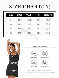 Uniformes de badminton élégants et durables pour le sport robe de jupe de tennis pour femmes avec short - Product Image 6