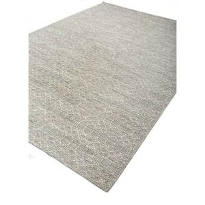 Indusbar Blue Flat Weaves Wool <b>Rugs</b> Pdwl-671 Solid Color Abstract Rectangle Jute <b>Rugs</b> for Home <b>Bedside</b> Hallway Use - Product Image 2