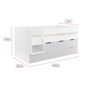 Adultes et enfants Cabine basse avec <span class=keywords><strong>lit</strong></span> <span class=keywords><strong>gigogne</strong></span> Produit en bois - Product Image 6