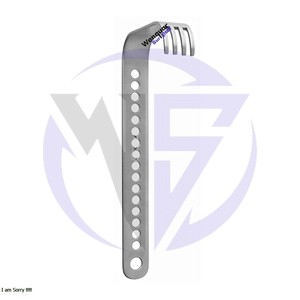 เครื่องดึงสะโพกทางการแพทย์ใบมีดเว้ากว้างพิเศษ (2 3/4 "4 1/4" 6 ") ที่ดึงกลับมาใช้ใหม่ได้พร้อมกับด้ามจับ - Product Image 5