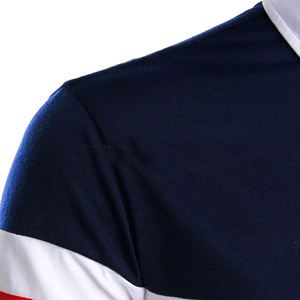 Camisa de Golf Deportiva Casual de Verano para Hombre, 100% Algodón, Tejida, Transpirable, Lisa, con Logotipo Personalizado, Manga Corta, Cuello Camisero, Venta al Por Mayor - Product Image 2