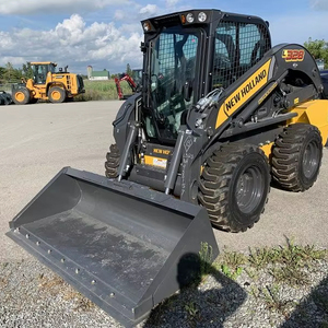 Minicargadora de dirección deslizante de envío gratuito 2023 NEW HOLLAND Factory Minicargadora frontal pequeña y caliente con cubo - Product Image 1