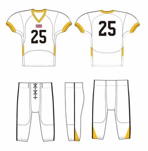 Último diseño personalizado OEM impresión hombres fútbol americano desgaste Jersey uniforme - Product Image 6