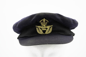 Gorra de Uniforme Personalizada con Logotipo, Color Azul Oscuro, para Exteriores, Reproducción en Negro con Ribete Elegante - Product Image 3