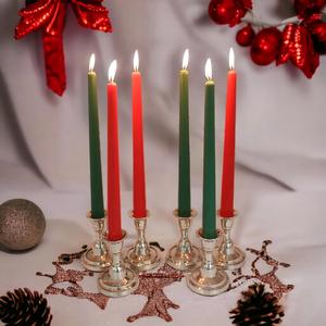 Trendy Design Aluminum <b>Taper</b> <b>Candle</b> Holder Silver Plated Handmade for Home & Christmas Tabletop Decor <b>Candle</b> <b>Taper</b> - Product Image 2