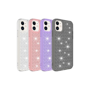 Funda de Silicona con Diseño de Nieve Brillante Netzy para iPhone 11, Color Rosa UV, Protectora Trasera, Compatible con 7 Plus, 14 Plus, 13 Pro Max Plus - Product Image 2