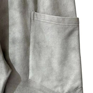 Pantalon de survêtement en coton épais et délavé au soleil unisexe surdimensionné avec logo personnalisé pour hommes, imprimé en 3D, délavé à l'acide, 2026 - Product Image 5