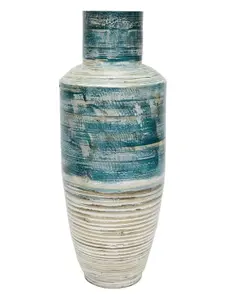 Hot New Design Seagrass Spun Bamboo Flower Jarrones Florero de vidrio para la decoración del hogar Venta al por mayor Buen precio Vajilla Mesa de comida - Product Image 3