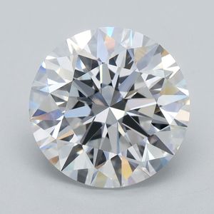 IGI Certified 3,3 CT Blanco redondo Brillante Lab Grown Diamonds VS1 Calidad Excelente corte para anillos de compromiso Fabricación de joyas - Product Image 1