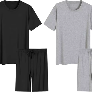 Conjunto de chándal deportivo de poliéster/algodón para hombre Camisa y pantalones con bolsillos High Street Summer Transpirable - Product Image 5