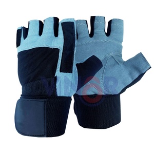 Gants de fitness demi-doigts 2025 pour hommes et femmes, en cuir et caoutchouc, avec support de poignet, pour la musculation, OEM - Product Image 3