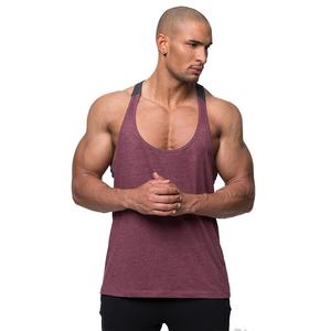Camisetas sin mangas de fibra de bambú de algodón de talla grande para hombre, ropa deportiva transpirable, cuello con capucha, estampado en blanco de punto LAVADO DE Color sólido - Product Image 6