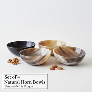 Cuenco de Cuerno de Búfalo Pulido Vikingo para Frutas y Verduras, Ecológico, Hecho a Mano en India, Artesanía Natural - Product Image 2