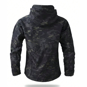 เสื้อแจ็คเก็ตผู้ชายแบบนุ่มสไตล์พังก์ ปี 2026 ขายส่ง สำหรับฤดูใบไม้ร่วง คอตั้ง ปิดซิป ย้อมเส้นด้าย กันน้ำ อุ่น - Product Image 3