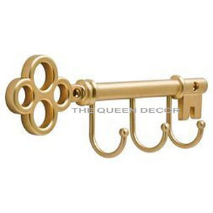 Nouvel arrivage de cintres muraux décoratifs en acier inoxydable, métal, forme unique, finition or antique, fabriqués à la main, créatifs - Product Image 4