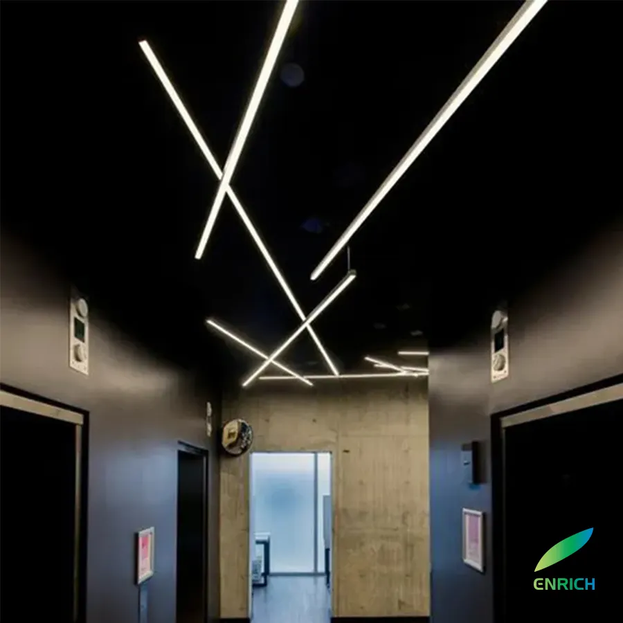 80W 8 pés levou luz linear Seamless Connectable dispositivo elétrico CE/RoHs listados luminárias de alumínio industriais