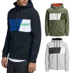 Sweat à capuche unisexe surdimensionné à fermeture éclair, en molleton épais 100 % coton, respirant et à séchage rapide, avec logo personnalisé de haute qualité - Product Image 2