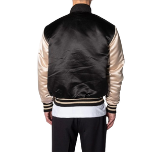 Men Satin Varsity Baseball <b>Jacket</b> Embroidery Patch Bomber Winter <b>Jacket</b> High Street <b>Reversible</b> <b>Jacket</b> for Men - Product Image 2