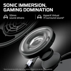 Audífonos Gamer Alámbricos HyperX Cloud 2 4P5M0AA Rojos para PC con Micrófono, Auriculares Bluetooth para Juegos - Product Image 5