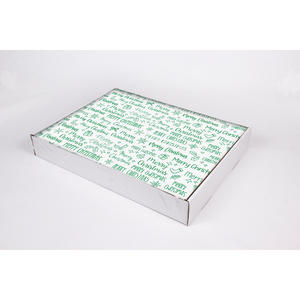Mantel Blanco de 30x40cm con Estampado Verde de Feliz Navidad, Papel Profesional, 500 Unidades, B2B - Product Image 1