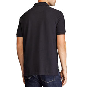 Polos de golf personnalisés pour hommes en polyester respirant évacuation de l'humidité caractéristiques de séchage rapide t-shirt polo imprimé à manches courtes - Product Image 4