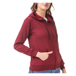 2023 New Design 100% Cotton Customized Pullover Fashion Women Gym Sports Wear Ladies Hoodies - Product Image 2