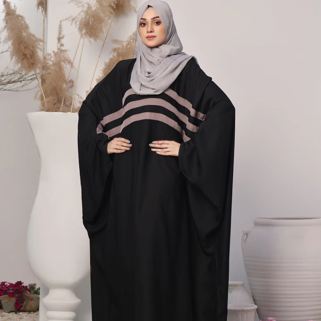 chinese dress ladies Men's Elegant Polyester Poplin Thobe/Jubba with Silver Detailing-Grey 2XL[+$2.99] / 56[+$4.99]