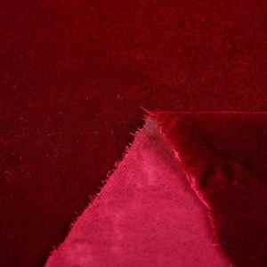 Superior Quality 145 CM Width MAROON Eco-Friendly Medium <b>Weight</b> Velvet <b>Fabrics</b> 100% Polyester Dresses Luggage Weddings Garment - Product Image 2