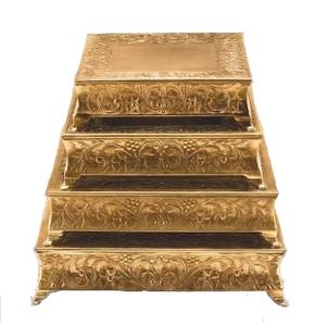 Soporte de servidor de pastel personalizado de estilo moderno Soporte de pastel de metal de aluminio Venta caliente Soporte de soporte de pastel de fruta para servir pastel de metal - Product Image 4