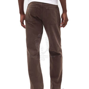 Jeans pour hommes avec poches et fermeture éclair, nouveau design, coupe droite et ample - Product Image 5