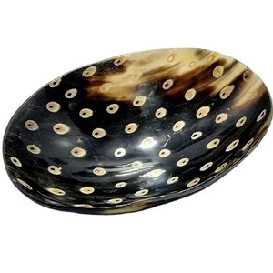 JABÓN ARTESANAL CUENCO DE CUERNO HECHO A MANO ENSALADA Tazón para servir Fabricante al por mayor Nuevo diseño Acabado a mano Cuencos de ensalada de cuerno de búfalo - Product Image 2